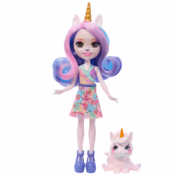 Enchantimals – MINI-POUPÉE ULIA LICORNE ET PACIFICA SUNSHINE BEACH
