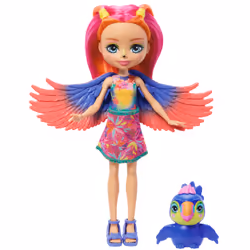 Enchantimals – MINI-POUPÉE TRIPPI TOUCAN ET CANOPY SUNSHINE BEACH