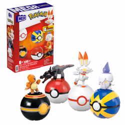 Mattel MEGA – Pokémon – Coffret Dresseur de Pokémon de type Feu - Vue supplémentaire 2