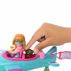 Barbie Chelsea – Can Be… – Coffret avion et poupée, Poupée mannequin, Femelle, 3 an(s), Fille, 105 mm, Multicolore