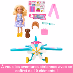 Barbie Chelsea – Can Be… – Coffret avion et poupée - Vue supplémentaire 6