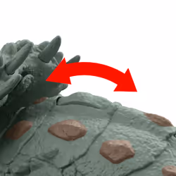 Jurassic World Figurine Tricératops MÉGA ACTION - Vue supplémentaire 5
