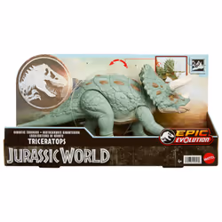 Jurassic World Figurine Tricératops MÉGA ACTION - Vue supplémentaire 9