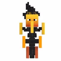 Minecraft 3.25' CORE FIGURE Blaze, 6 an(s), Minecraft, Noir, Orange, Jaune, Plastique