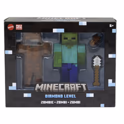 Minecraft – Figurine Zombie Diamond Level