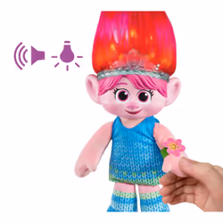 Mattel Trolls 3 Band Together Hair Pops Showtime Surprise Queen Poppy