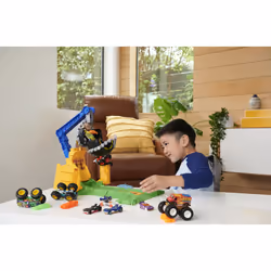 Hot Wheels Monster Trucks Coffret Arena Smashers Défi Chargement Rhinomite - Vue supplémentaire 10