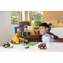 Hot Wheels Monster Trucks Coffret Arena Smashers Défi Chargement Rhinomite - Vue supplémentaire 11