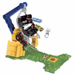 Hot Wheels Monster Trucks Coffret Arena Smashers Défi Chargement Rhinomite