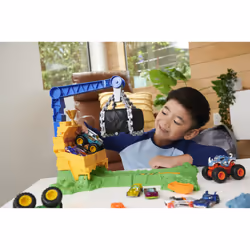 Hot Wheels Monster Trucks Coffret Arena Smashers Défi Chargement Rhinomite - Vue supplémentaire 8