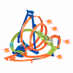 Hot Wheels Action HTP55, Ensemble véhicule de course et piste, 5 an(s), D, Plastique, Multicolore