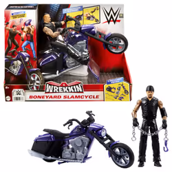 WWE – Véhicule SlamCycle Wrekkin’ et figurine Undertaker, Moto, 6 an(s), Métal, Plastique, Multicolore