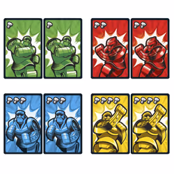 Games Rock ‘Em Sock ‘Em Robots Fight Cards Jeu de cartes Fête