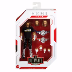 Mattel WWE – Figurine articulée Sami Zayn Édition Ultimate, Figurine à collectionner, Sport