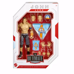Mattel WWE Ultimate Edition John Cena Action Figure, Figurine à collectionner, Sport