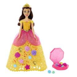 Disney Princess Princesses Disney – Poupée Belle Robe à Fleurs