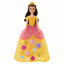 Disney Princess Princesses Disney – Poupée Belle Robe à Fleurs