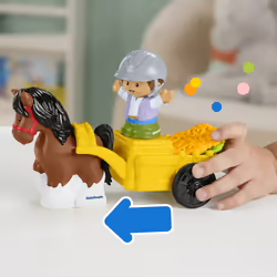 Fisher-Price Little People – Coffret L'Écurie des Joyeux Chevaux - Vue supplémentaire 5