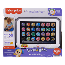 Fisher-Price Rires et Éveil Rires & Éveil - Ma Tablette Puppy Pour Un Éveil Progressif - Jouet D'Eveil - 12 Mois Et + - Vue supplémentaire 5