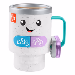 Fisher-Price Rires et Éveil Wake Up &amp; Learn Coffee Mug, 0,5 an(s), Sonore, Batteries requises, Multicolore