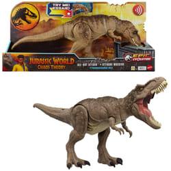 Mattel Jurassic World – Figurine Tyrannosaure Attaque Impitoyable