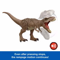 Mattel Jurassic World – Figurine Tyrannosaure Attaque Impitoyable