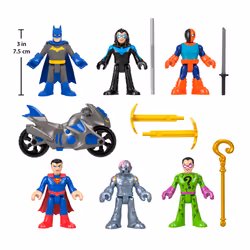 Fisher-Price Imaginext – Coffret de figurines Deluxe DC Super Friends