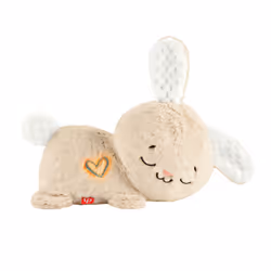 Fisher-Price – Peluche Veilleuse Mon Lapin Câlin, Peluche lapin, Sonore