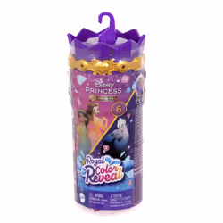 Disney Princess ROYAL COLOR REVEAL Small Doll CDU