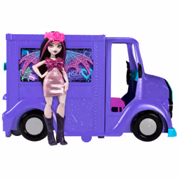 Monster High – Coffret Tour Bus Rock Sang-Sationnel, Poupée mannequin, Femelle, 4 an(s), Fille, 381 mm, 2,4 kg