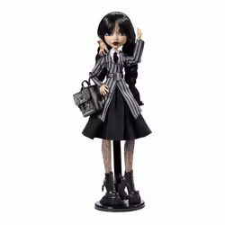Monster High Mercredi Addams Poupée Mannequin Uniforme Nevermore avec Socle - Vue supplémentaire 4