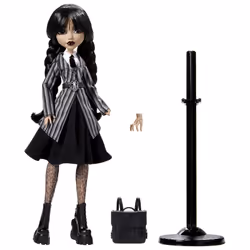 Monster High Mercredi Addams Poupée Mannequin Uniforme Nevermore avec Socle - Vue supplémentaire 6