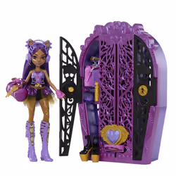Monster High – Coffret Monstrueux Secrets Clawdeen Wolf, Poupée mannequin, Femelle, 4 an(s), Garçon/Fille, Multicolore