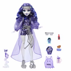Monster High Poupée Spectra Vondergeist, Poupée mannequin, Femelle, 4 an(s), Fille, Multicolore