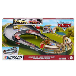 Disney Pixar Cars NASCAR Lane Change Race Playset