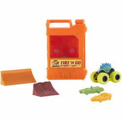 Hot Wheels Monster Trucks – Coffret Jerrican, Voiture et course, 4 an(s), Multicolore, Plastique