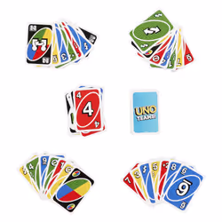 Games UNO Teams, Jeu de cartes, Dépouillement, 7 an(s), Jeu familial