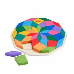 Fisher-Price – Puzzle Mandala en Bois, 41 pièce(s), Autres, 3 an(s)