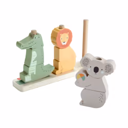 Fisher-Price – Animaux en Bois à Empiler et Trier