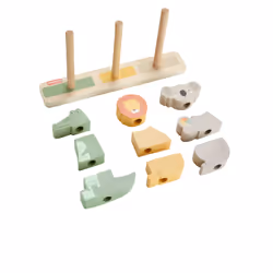 Fisher-Price – Animaux en Bois à Empiler et Trier - Vue supplémentaire 4
