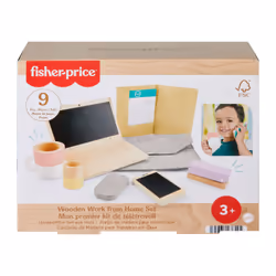 Fisher-Price – Coffret Télétravail en Bois - Vue supplémentaire 6