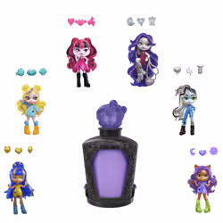 Monster High – Assortiment Potions, Mini poupée, Femelle, 3 an(s), Fille, Couleurs assorties