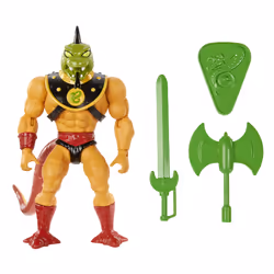 Masters of the Universe Les Maîtres de l’Univers Origins – Figurine articulée Reptilax, 6 an(s), Multicolore