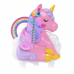 Polly Pocket – Salon de Coiffure Licorne Arc-en-ciel
