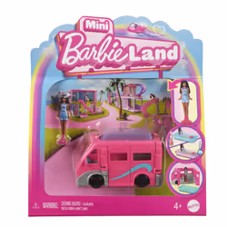 Barbie Coffret Camping-Car de Rêve Mini-BarbieLand, Accessoires de poupée, 4 an(s)