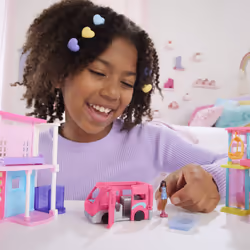 Barbie Coffret Camping-Car de Rêve Mini-BarbieLand