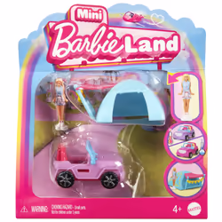 Barbie Mini BarbieLand Doll and Vehicle, Accessoires de poupée, 4 an(s)