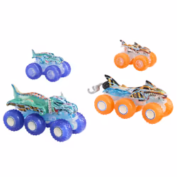 Hot Wheels Monster Trucks – Coffret Gros Camion Power Smashers, Ensemble de véhicules, 3 an(s), Plastique, Multicolore