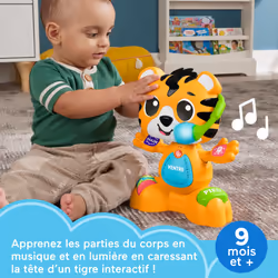 Fisher-Price Jouet D’Éveil Link Squad Tigre Parties Du Corps