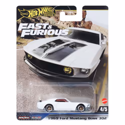 Hot Wheels Fast & Furious HYP71, Voiture, 3 an(s), Métal, Noir, Blanc